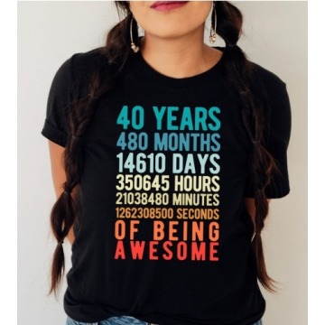 koszulka na 40-stke