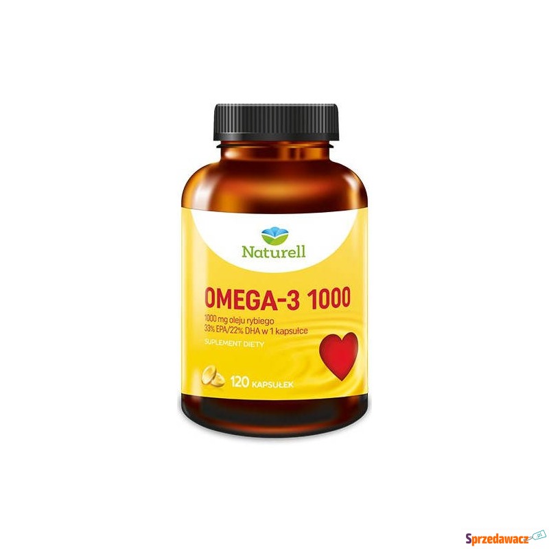 Naturell omega-3 1000mg x 120 kapsułek - Witaminy i suplementy - Pruszków