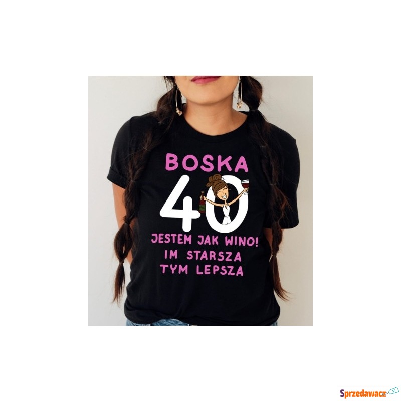 koszulka na 40, koszulka na czterdziestkę jestem... - Bluzki, koszule - Szczecin