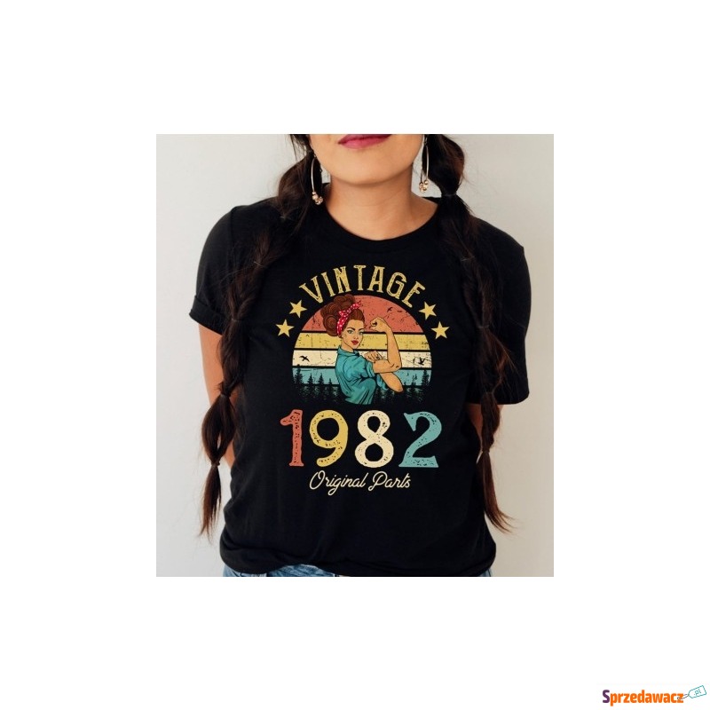 koszulka na 40-stke vintage - Bluzki, koszule - Chorzów
