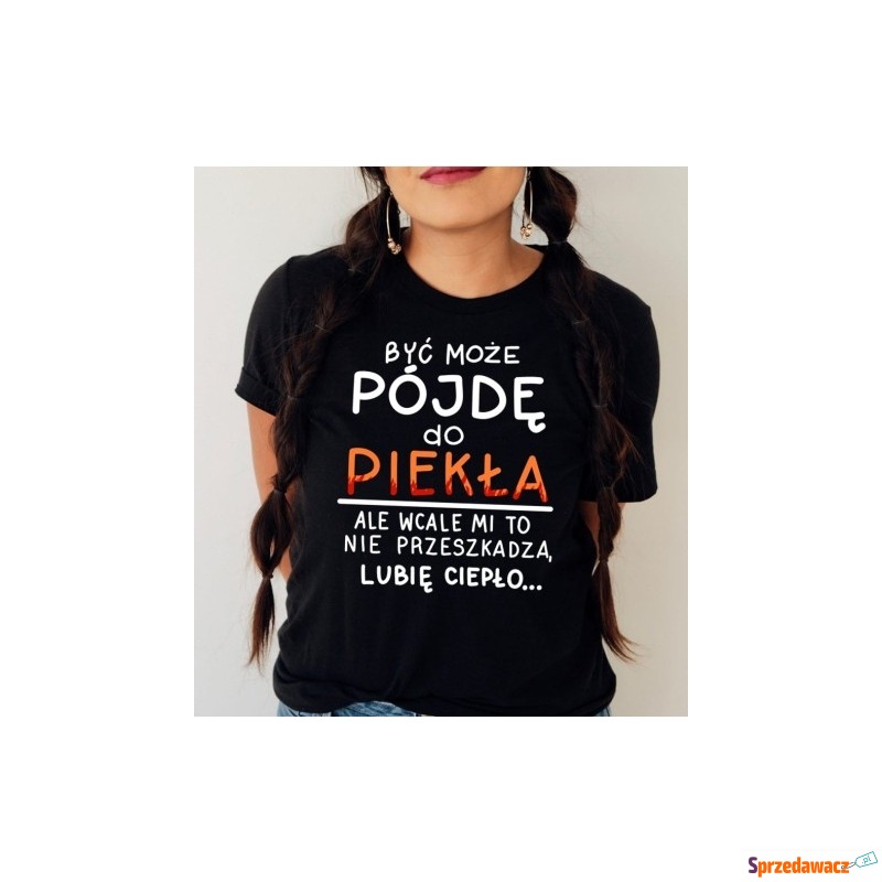 damska koszulka z motywem piekło - Bluzki, koszule - Tarnobrzeg
