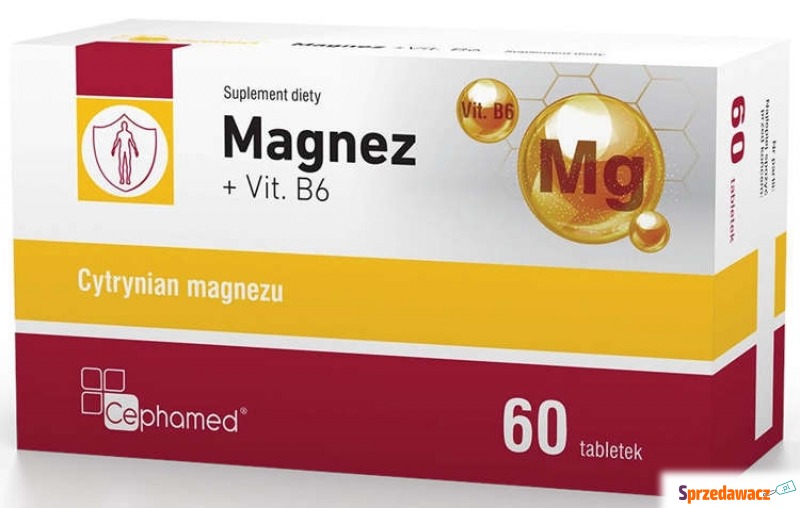 Magnez + vit. b6 x 60 tabletek - Witaminy i suplementy - Kołobrzeg