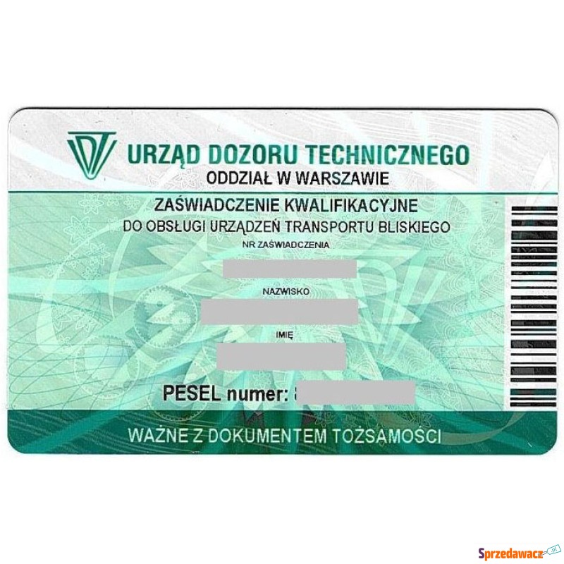 Przedłuż uprawnienia UDT lub u...