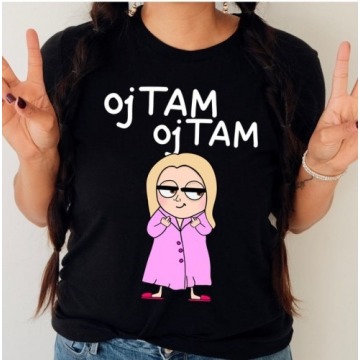 koszulka dla blondynki oj tam oj tam
