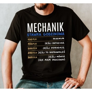 koszulka dla mechanika - mechanik cennik