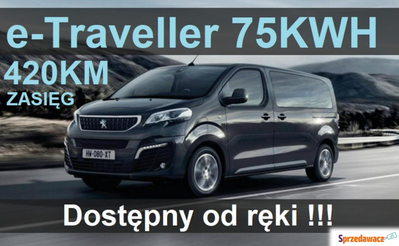 Peugeot Traveller  Minivan/Van 2022,  0.0 zasilanie elektryczne - Na sprzedaż za 330 000 zł - Szczecinek