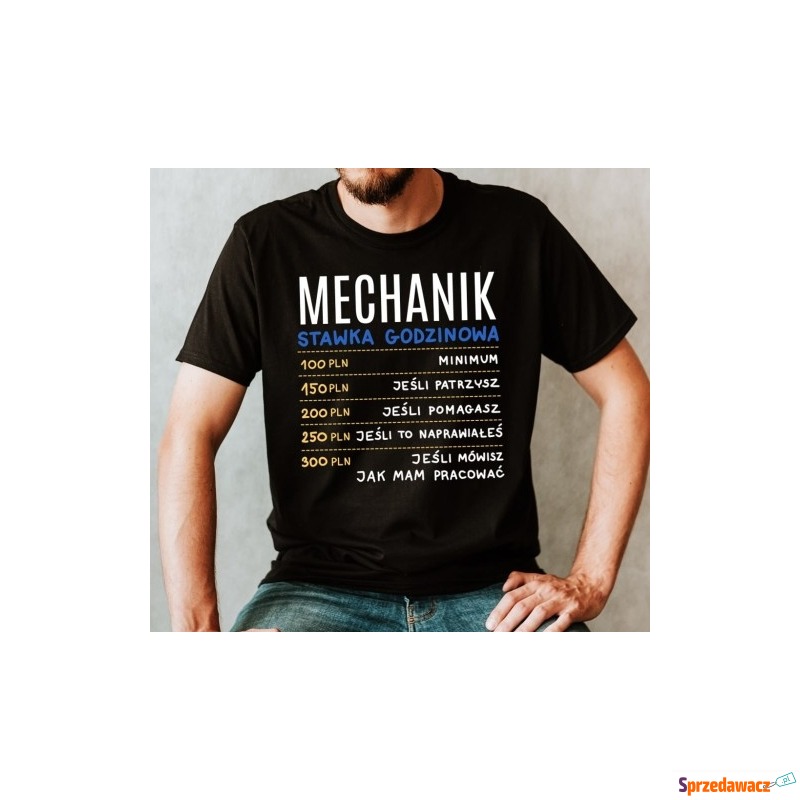koszulka dla mechanika - mechanik cennik - Bluzki, koszulki - Gliwice