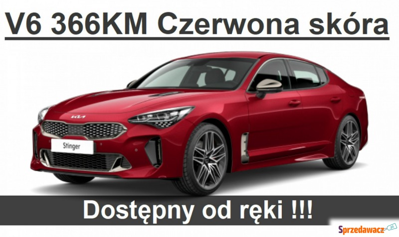 Kia Stinger  Sedan/Limuzyna 2022,  2.5 benzyna - Na sprzedaż za 271 900 zł - Szczecinek