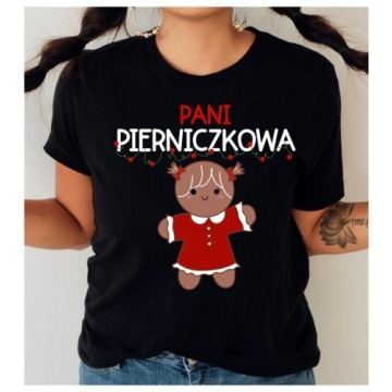 damska koszulka świąteczna PANI PIERNICZKOWA