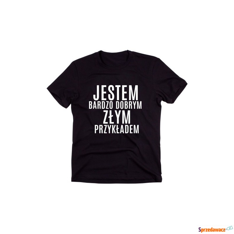 Czarny Klasyczny T-shirt 
