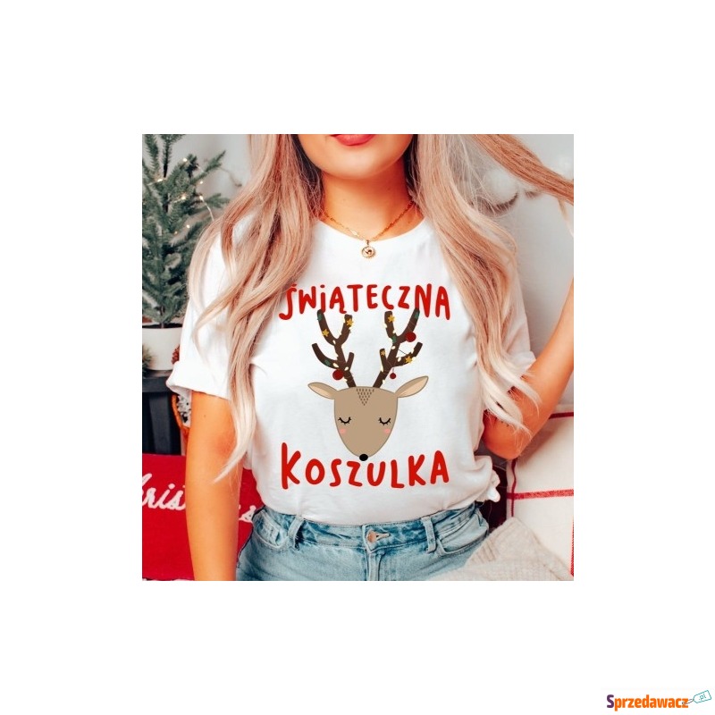 koszulka damska świąteczna na święta - Bluzki, koszule - Szczecin