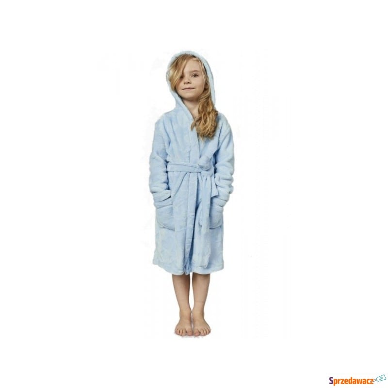 Szlafrok dziecięcy Italian Fashion Misti niebieski - Piżamki - Wałbrzych
