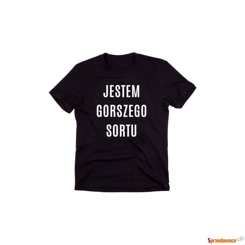 Czarny Klasyczny T-shirt 