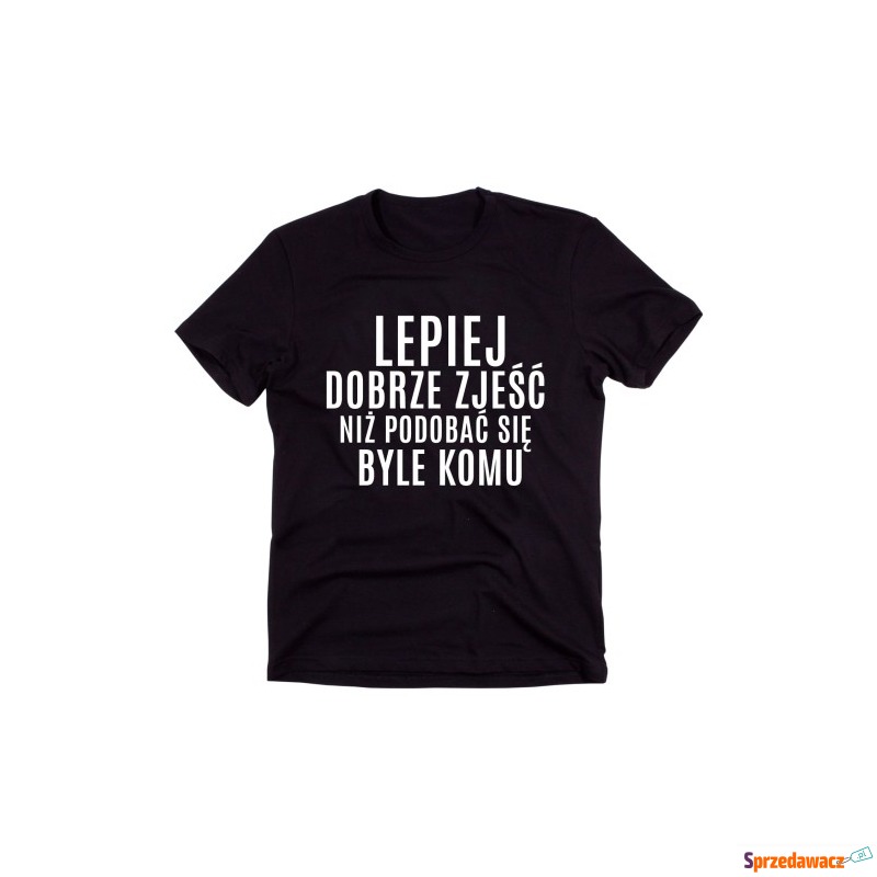 Czarny Klasyczny T-shirt 