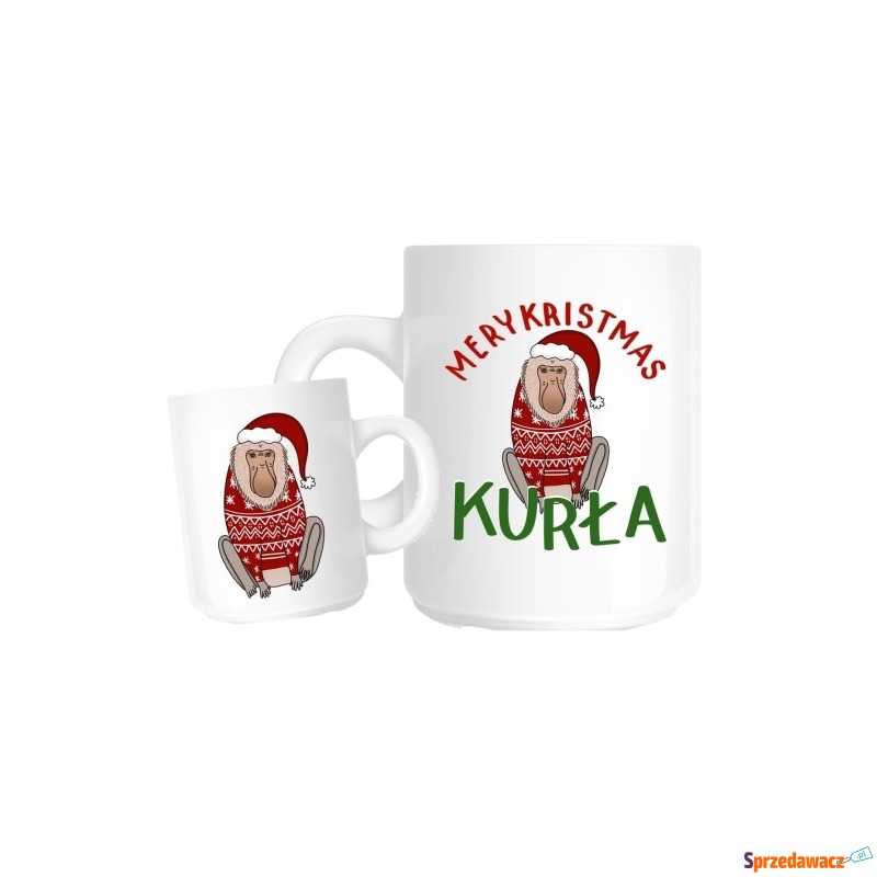 kubek na mikołajki z nosaczem