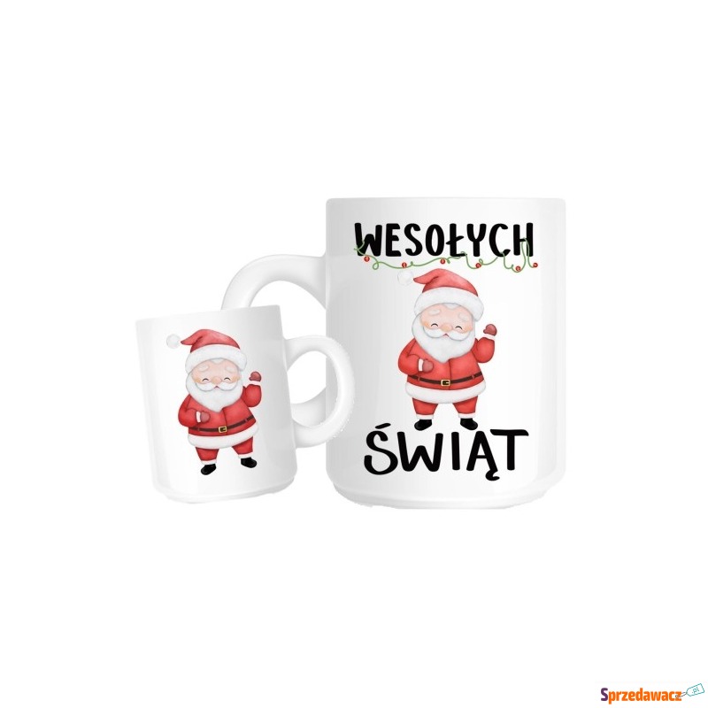 kubek z mikołajem na święta we...