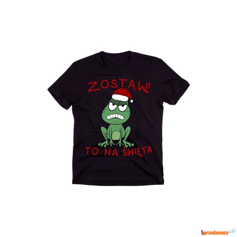 koszulka ZOSTAW TO NA ŚWIĘTA - Bluzki, koszulki - Gliwice