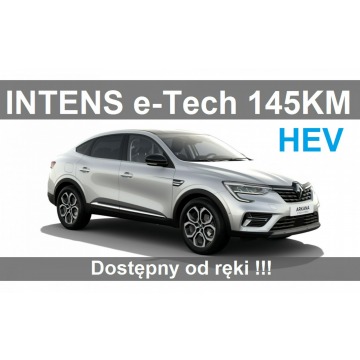 Renault Arkana - Hybryda 1,6 145KM HEV  Intens e-Tech Easy Parking Zimowy odręki 1630zł
