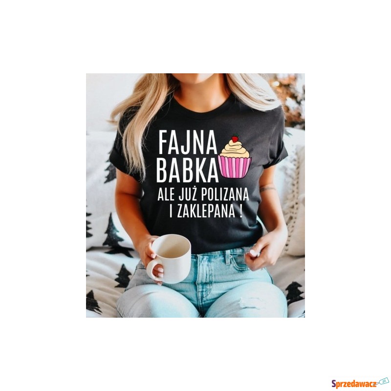 koszulka damska FAJNA BABKA - FAJNA BABKA ALE... - Bluzki, koszule - Gorzów Wielkopolski