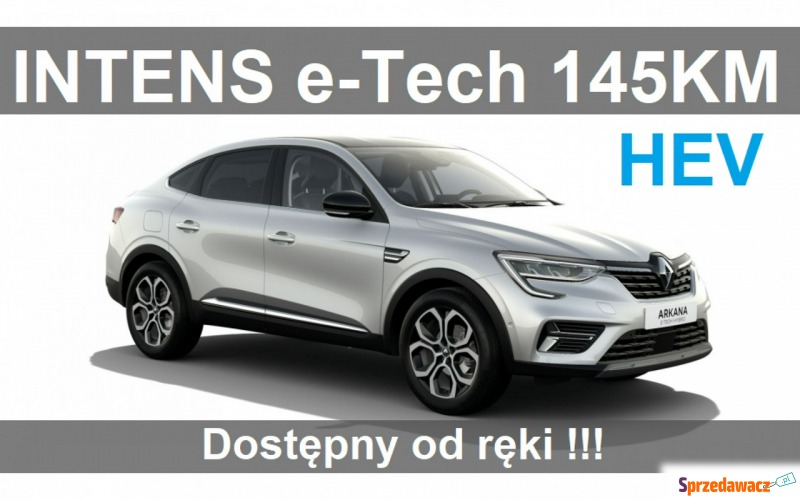 Renault Arkana  SUV 2022,  1.6 hybryda - Na sprzedaż za 148 200 zł - Szczecinek