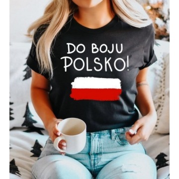 KOSZULKA kibicki polskiej reprezentacji - czarna