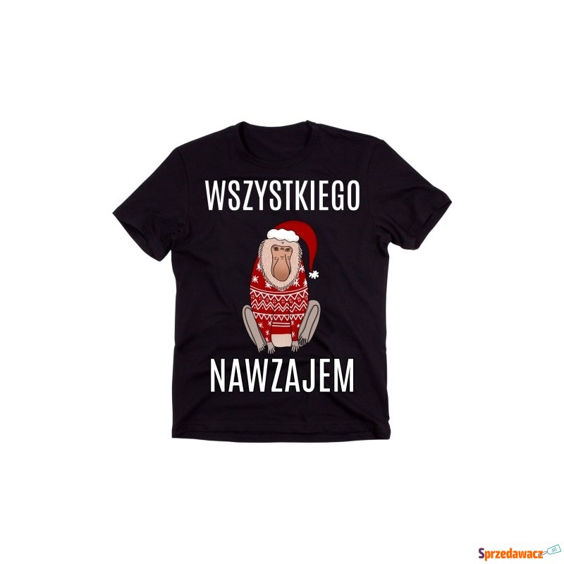 męska koszulka z życzeniami na święta - Bluzki, koszulki - Gorzów Wielkopolski
