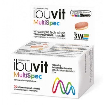 Ibuvit multispec x 30 tabletek - data ważności 30-11-2022r.