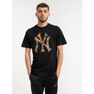 Koszulka Z Krótkim Rękawkiem 47 Brand New York Yankees MLB Echo Camo Czarna