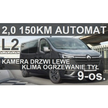 Renault Trafic - L2 150KM 2,0 Duży Ekran Kamera Realizacja styczeń 2023- rata 1881zł