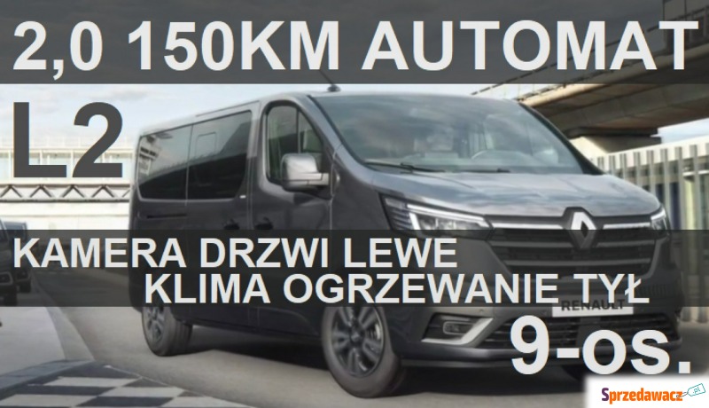 Renault Trafic  Minivan/Van 2022,  2.0 diesel - Na sprzedaż za 183 948 zł - Szczecinek