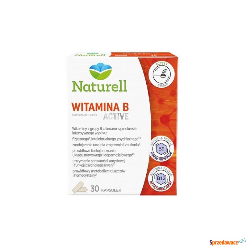 Naturell witamina b active x 30 kapsułek - Witaminy i suplementy - Ełk