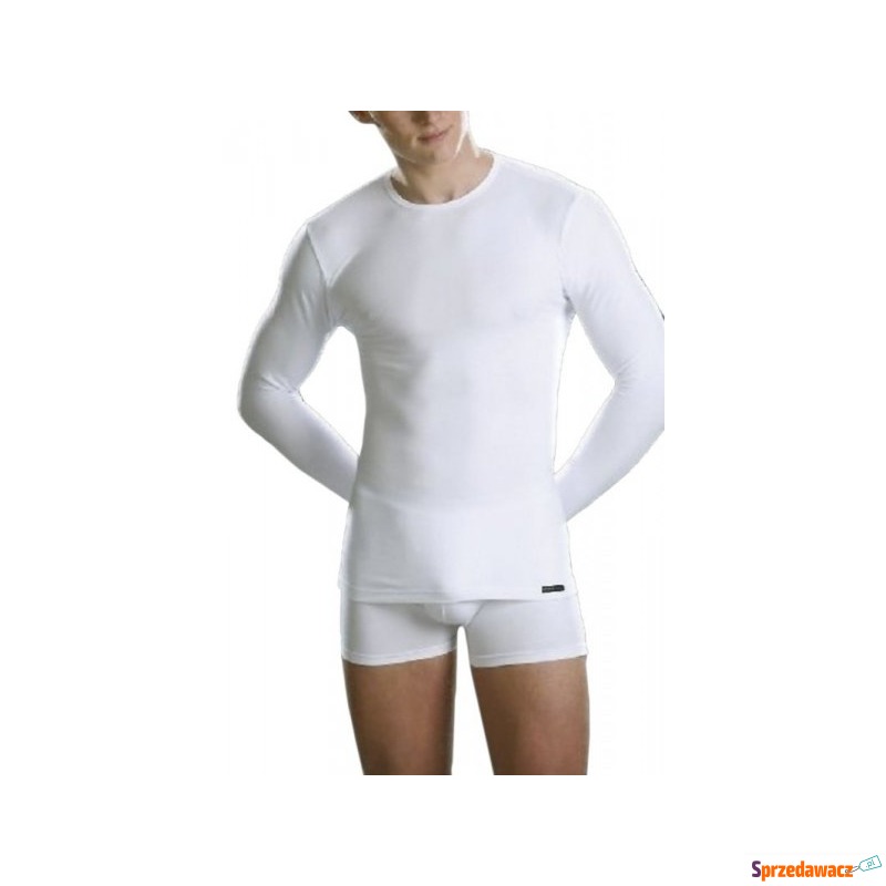 Podkoszulka męska Cornette Authentic 214 biała... - Bluzki, koszulki - Sopot