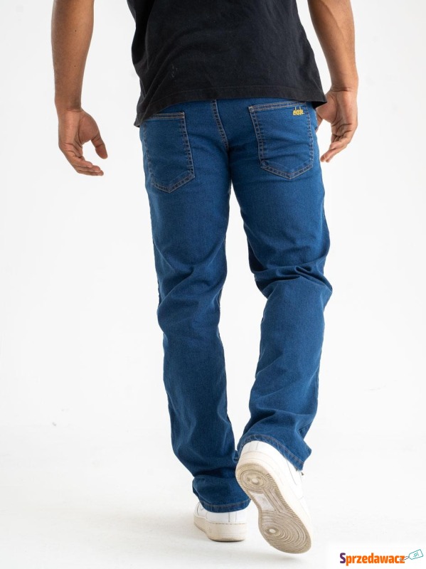 Spodnie Jeansowe Regular Elade Classic Niebieskie - Spodnie męskie - Olsztyn