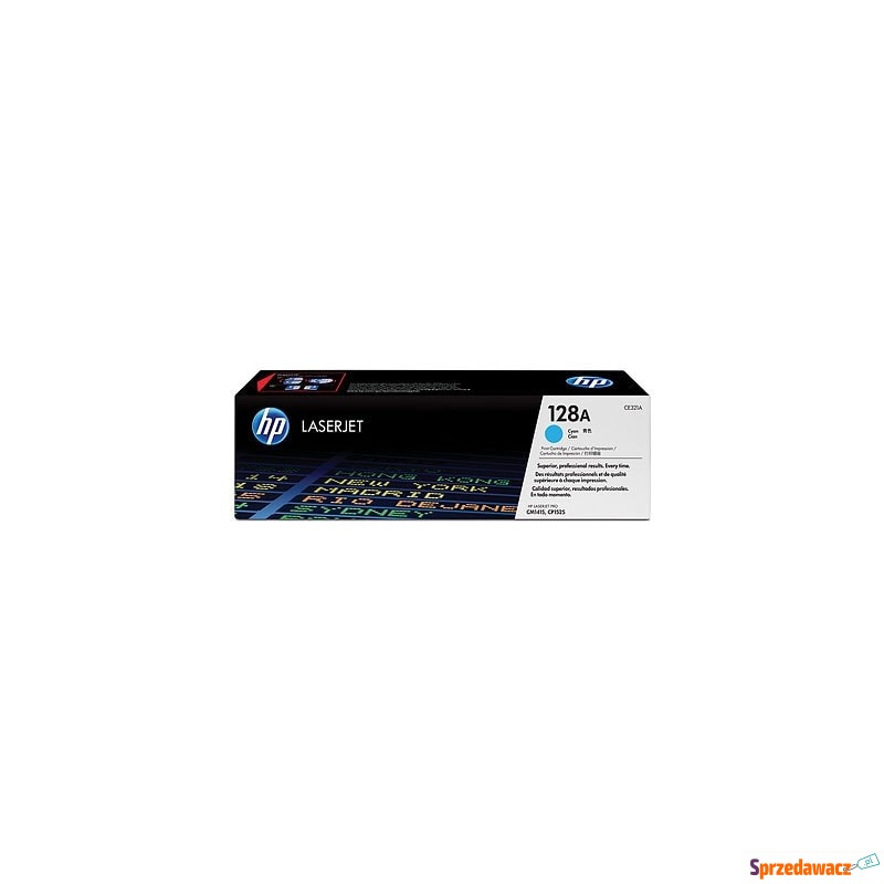 Toner Oryginalny HP 128A (CE321A) (Błękitny) -... - Tusze, tonery - Konin