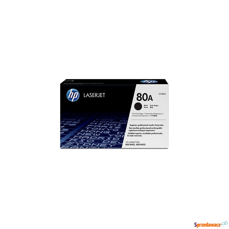 Toner Oryginalny HP 80A (CF280A)...