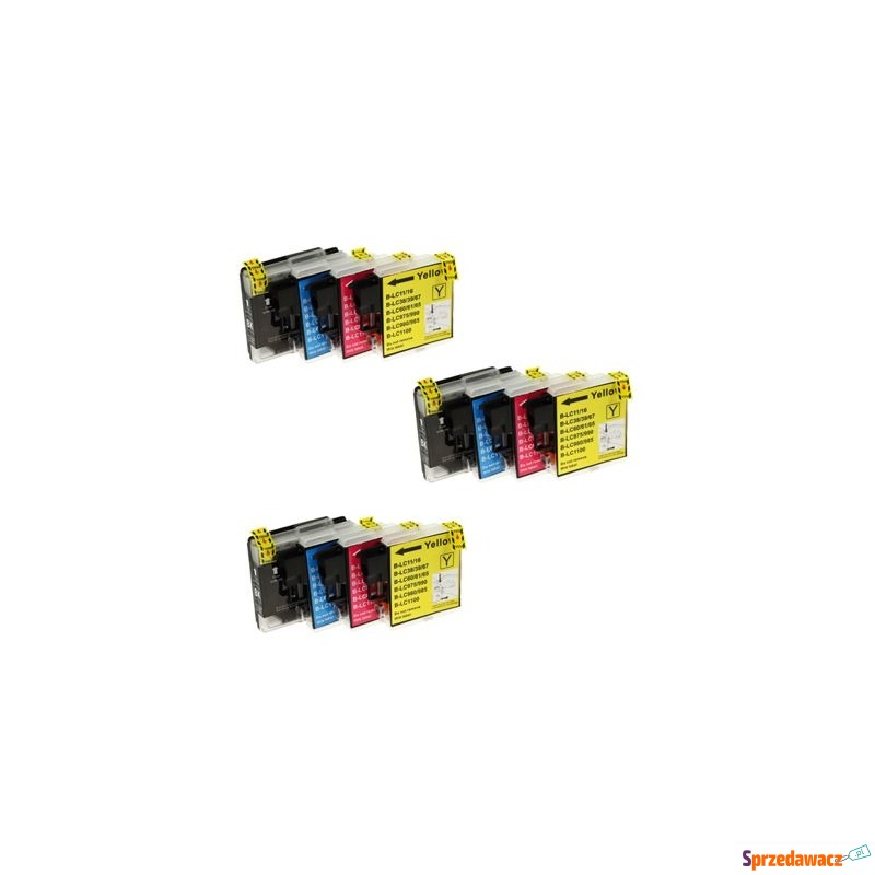 3x Tusze Zamienniki LC-1100 CMYK...