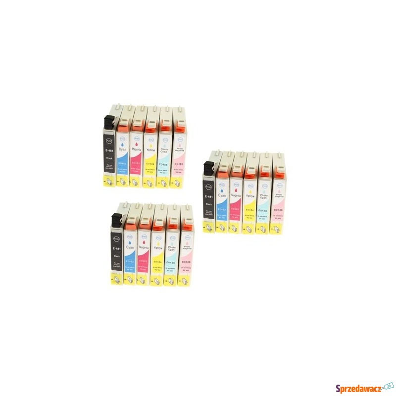 3x Tusze Zamienniki T0487 do Epson...