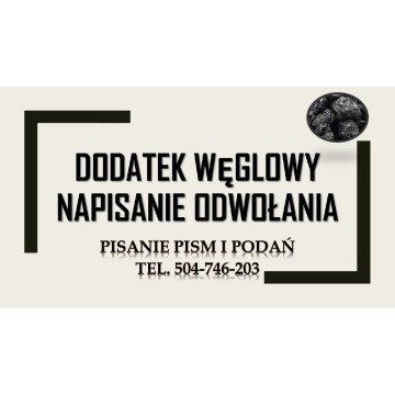 Dodatek węglowy, wzór pisma, tel. 504-746-203.... - Pozostałe usługi - Wrocław - zdjęcie 6