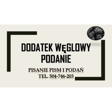 Dodatek węglowy, wzór pisma, tel. 504-746-203.... - Pozostałe usługi - Wrocław - zdjęcie 12