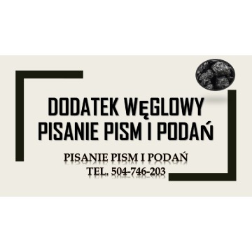 Dodatek węglowy, wzór pisma, tel. 504-746-203.... - Pozostałe usługi - Wrocław - zdjęcie 10