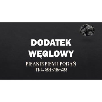 Dodatek węglowy, wzór pisma, tel. 504-746-203.... - Pozostałe usługi - Wrocław - zdjęcie 4