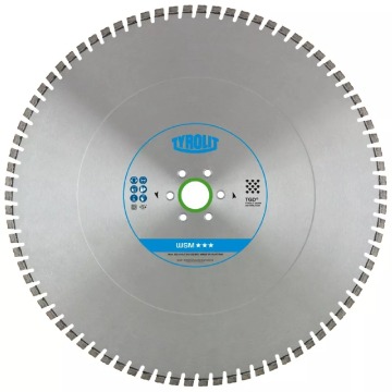 Tarcza diamentowa Tyrolit Premium WSM 650 mm do betonu (szerokosć 4,9 mm, otwór montażowy 12M109)