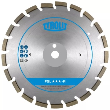 Tarcza diamentowa Tyrolit Premium FSL-A 350 mm do asfaltu (szerokość 3,2 mm)