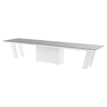 stół z matowym blatem grande 160 rozkładany do 412 cm