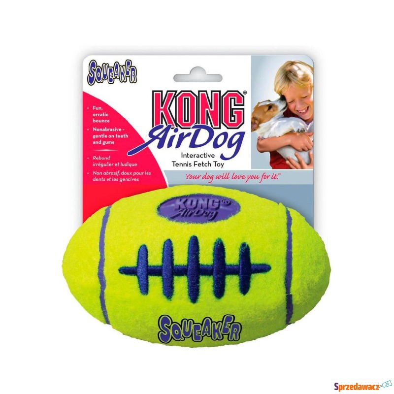 KONG air squeaker football l - Akcesoria dla psów - Słupsk