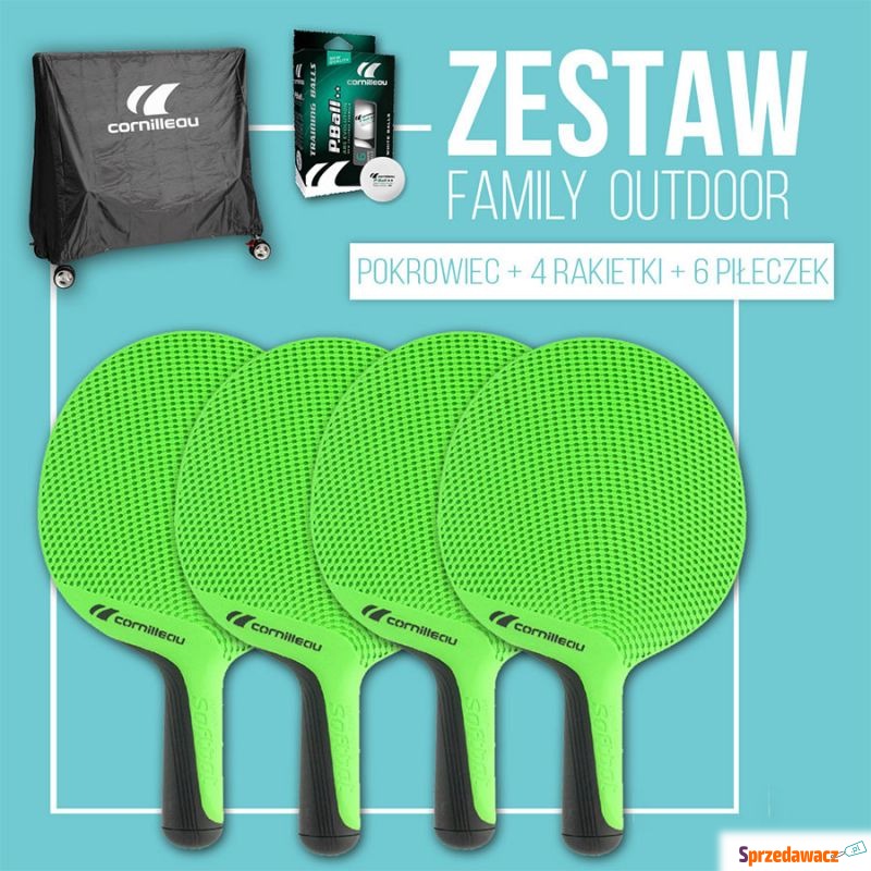 Zestaw Cornilleau family pack - outdoor - Tenis, bandminton - Brzeg