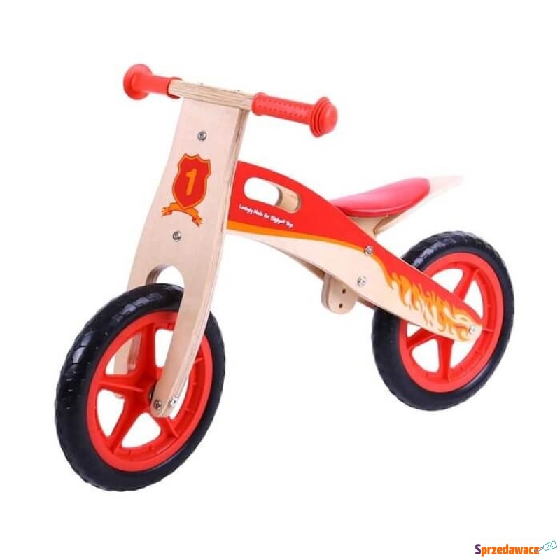 Rowerek biegowy dla dzieci (czerwony) - Jeździki - Gostyń