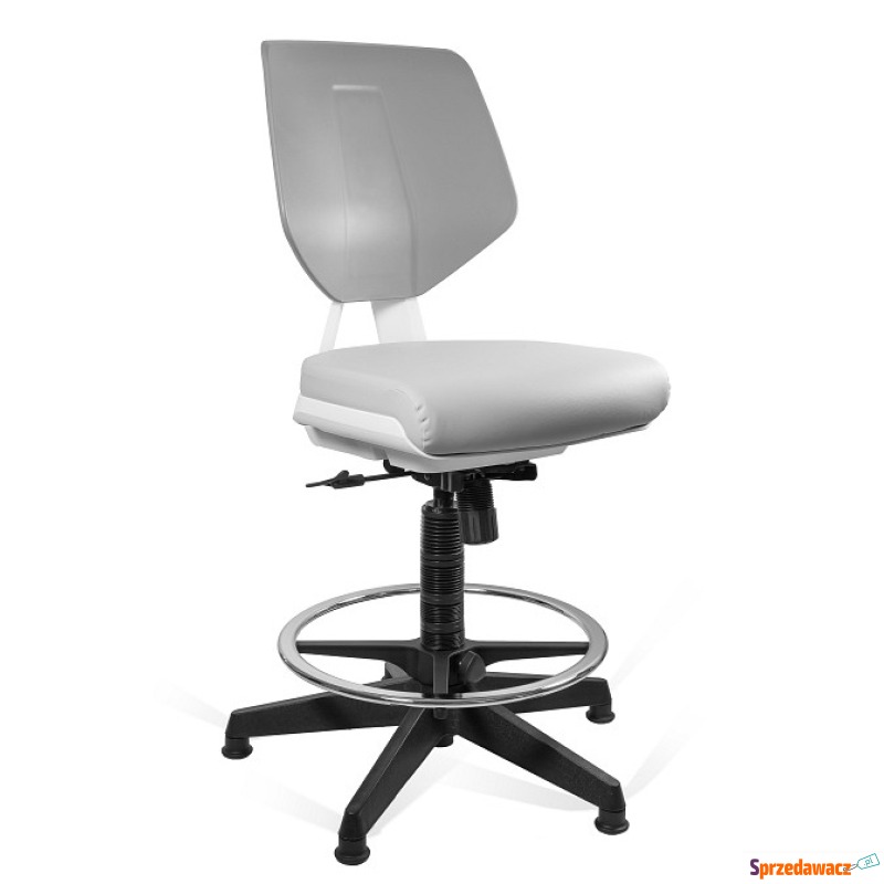 krzesło medyczne z podnóżkiem kaden grey/grey - Krzesła biurowe - Grudziądz