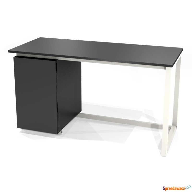 nowoczesne biurko z kontenerkiem des43 color - Biurka - Płock