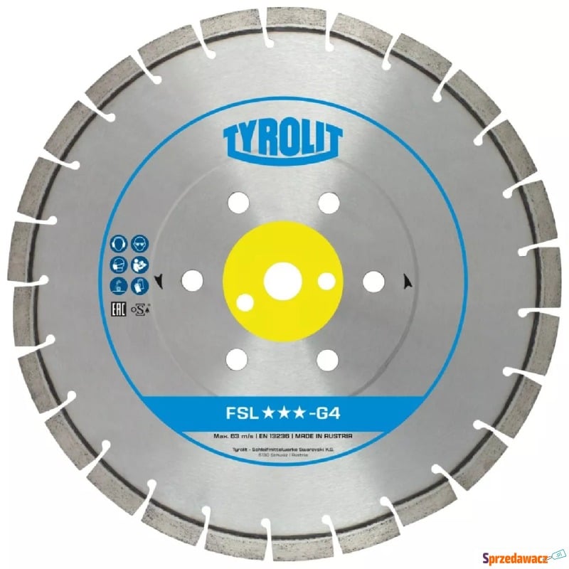 Tarcza diamentowa Tyrolit Premium FSL-G4 300 mm... - Piły, przecinarki - Drawsko